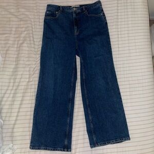 Stylish Dark Blue Flare Women's Jeans